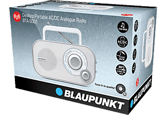 BLAUPUNKT BTA-6001 Radio, Analog Tuner, Weiß