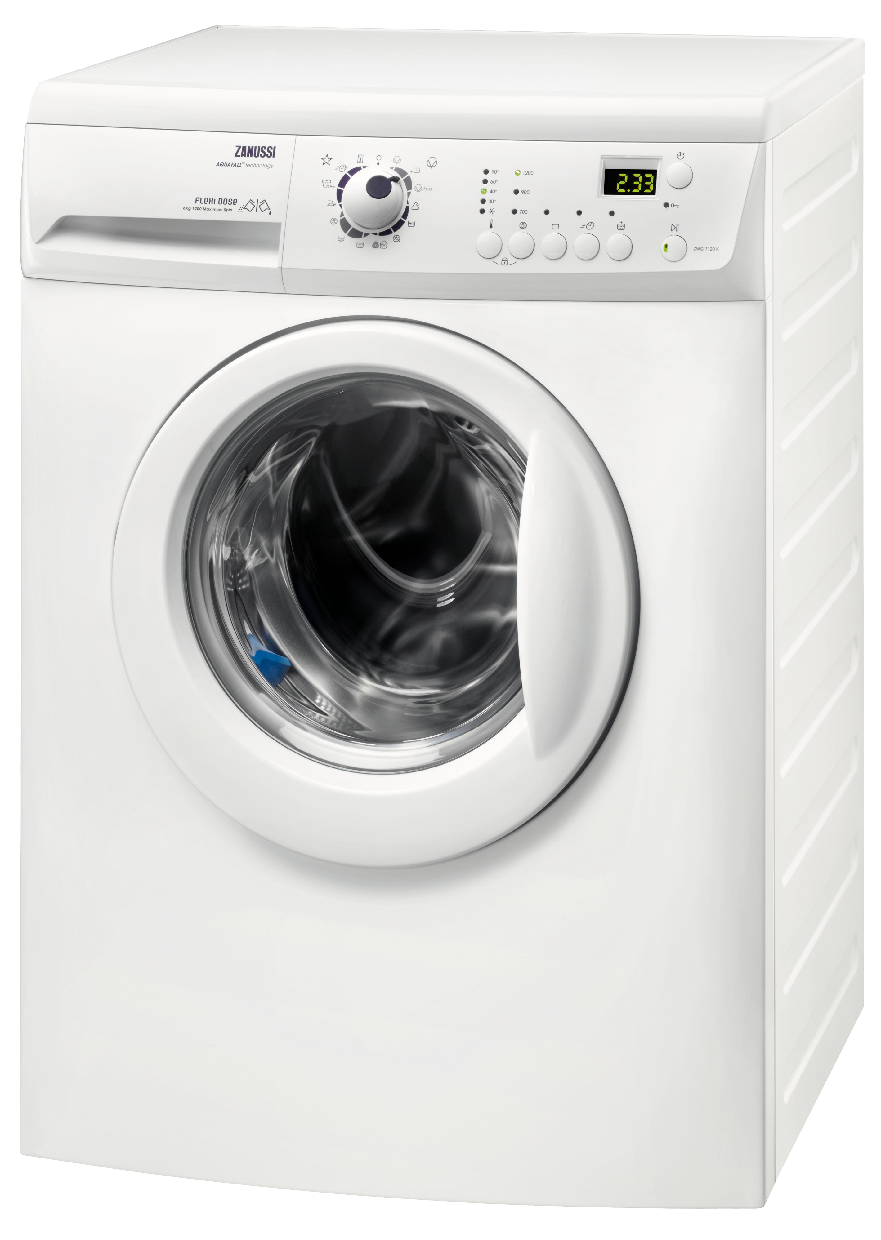ZANUSSI ZWG 7120 K elöltöltős keskeny mosógép
