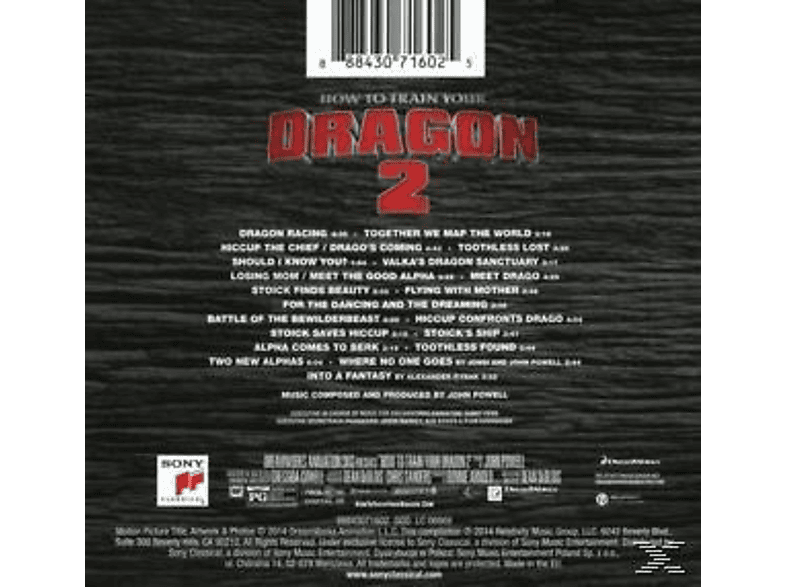 Thumbnail - John Powell - Drachenzähmen Leicht Gemacht 2/Ost (CD)
