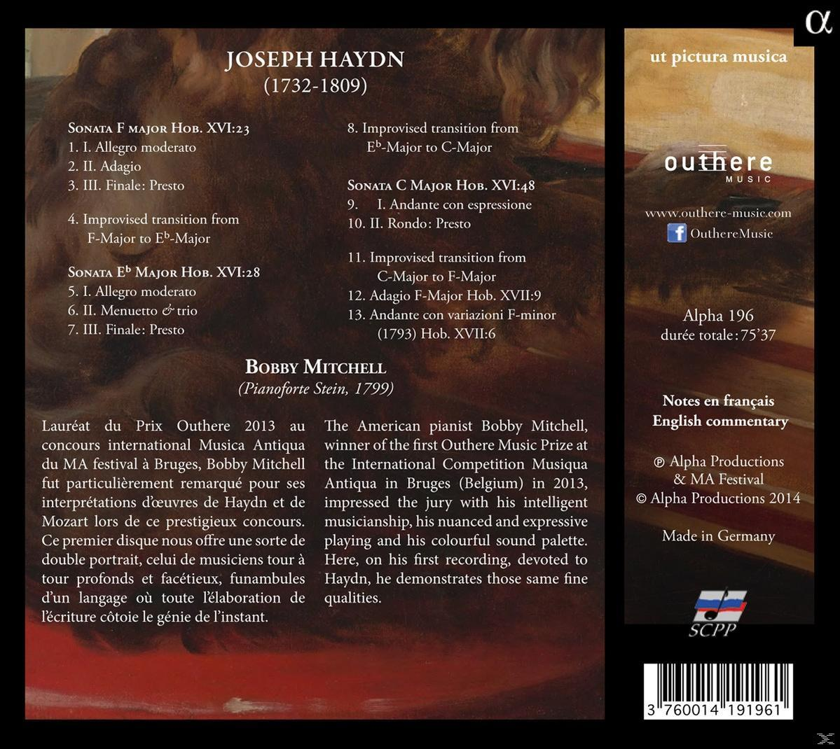 Bobby Mitchell - Cembalosonaten,Adagio & Variationen  - (CD)