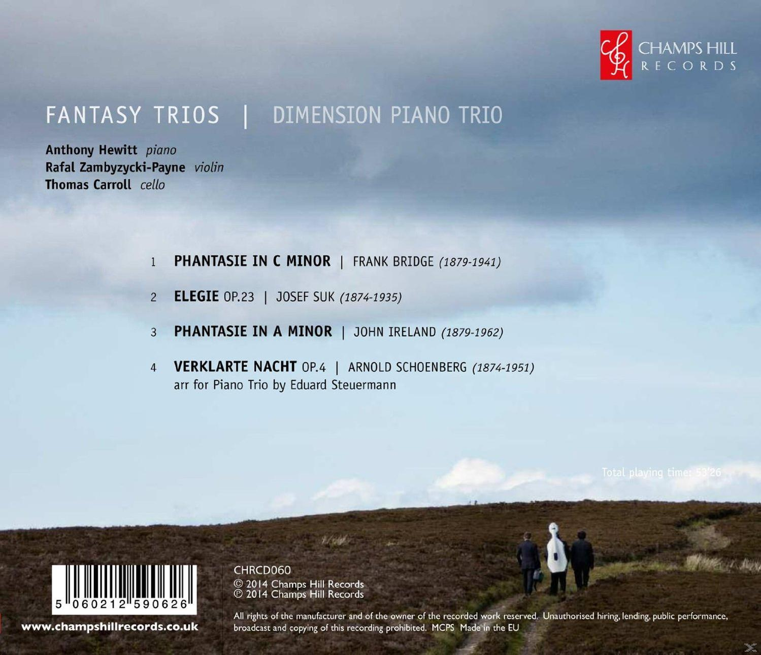 Various Composers, Dimension Piano Trio - Fantasy Trios  - (CD)