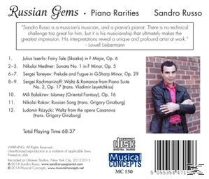 Sandro Russo - Russische Klavierraritäten  - (CD)