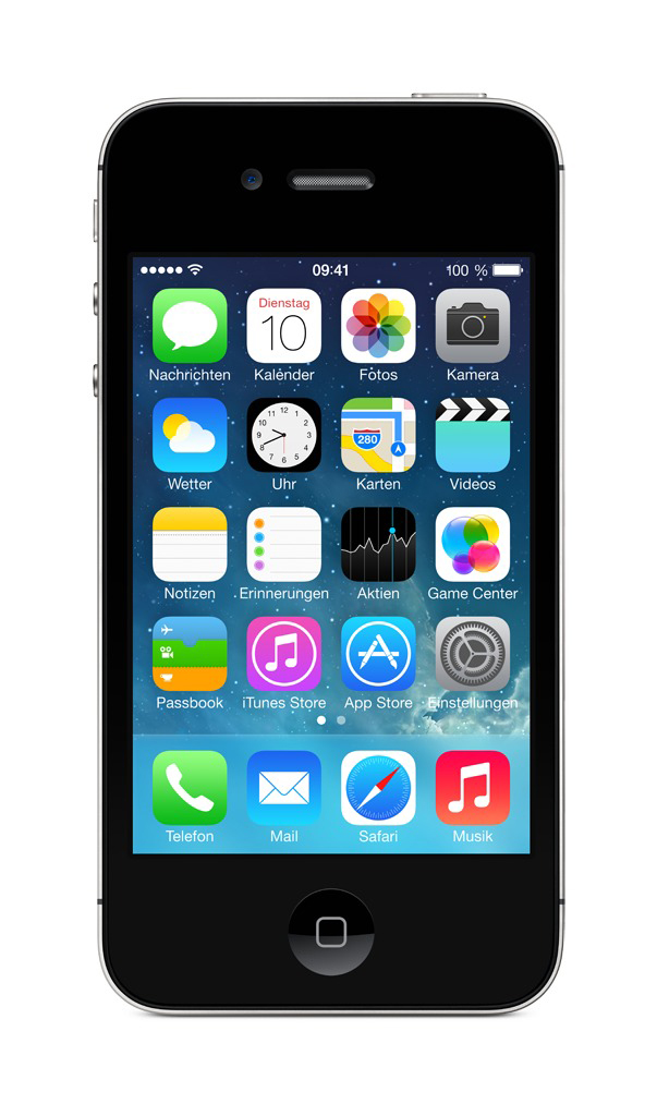 APPLE iPhone 4s 8 GB Schwarz