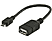 VALUELINE VLMP60515B0.20 USB 2.0 Micro B OTG Data Kablo Siyah