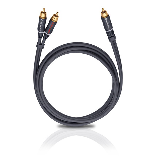 OEHLBACH BOOOM! Subwoofer Y-Cinch Kabel 5m