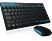 RAPOO 8000 kék vezeték nélküli billentyűzet + egér (153621)