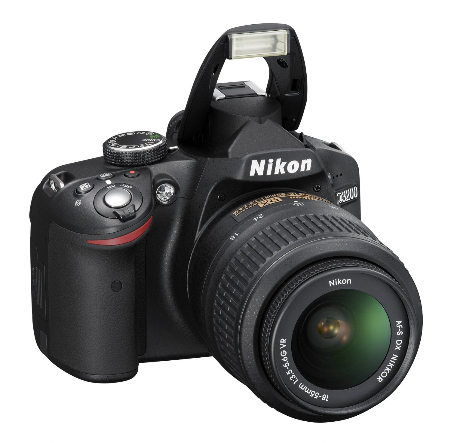 NIKON D3200 18-55 mm + 55-200 mm VR Lens Kit Dijital SLR Fotoğraf Makinesi
