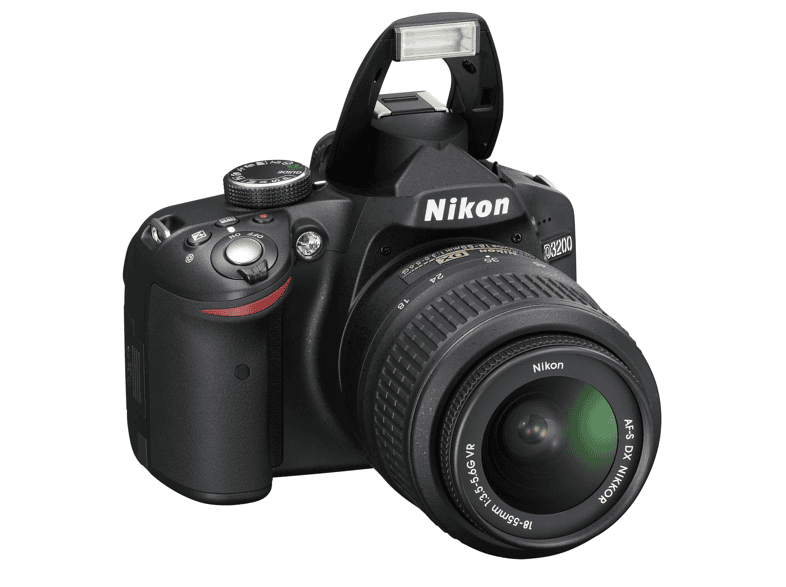 NIKON D3200 18-55 mm + 55-200 mm VR Lens Kit Dijital SLR Fotoğraf