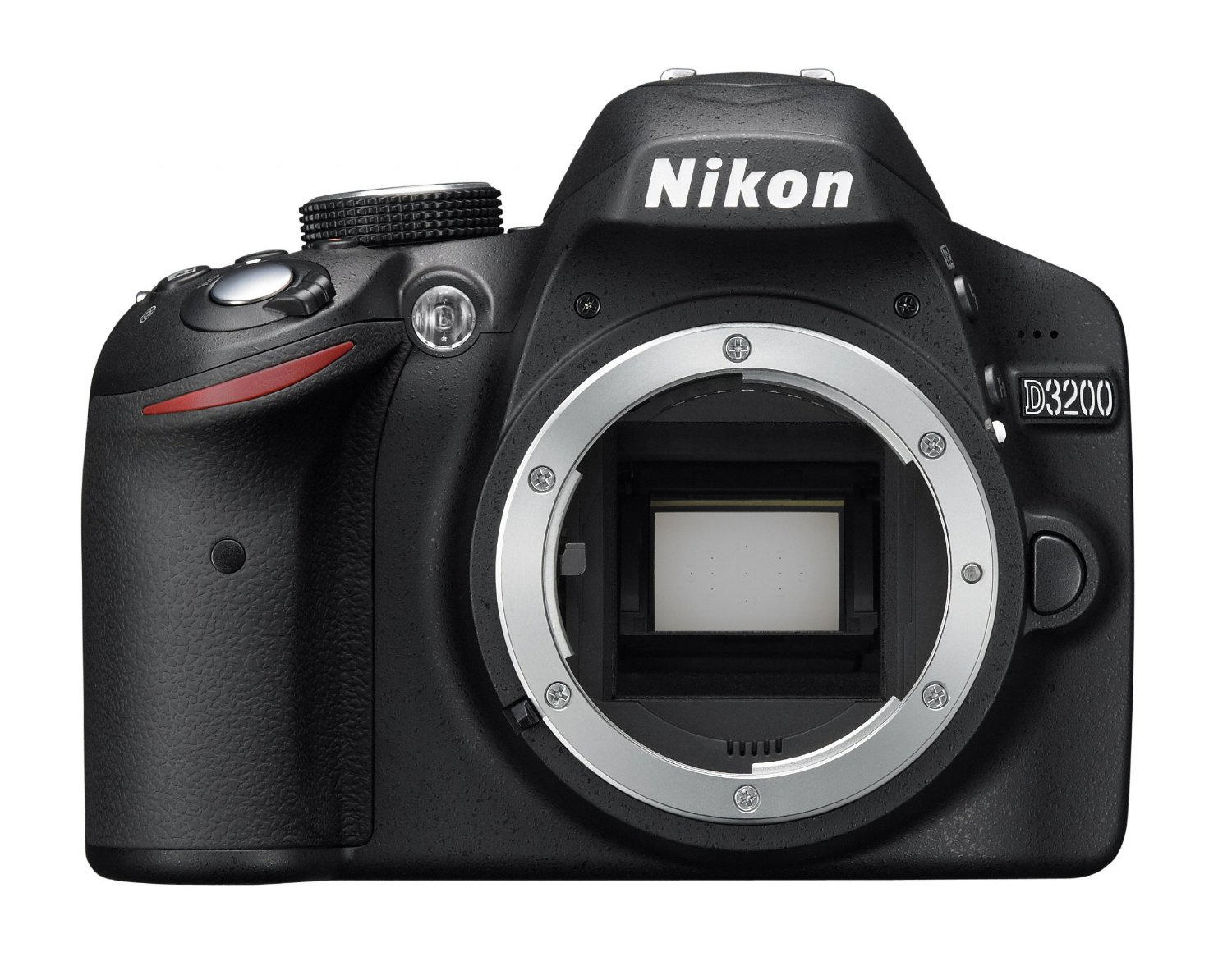 NIKON D3200 18-55 mm + 55-200 mm VR Lens Kit Dijital SLR Fotoğraf Makinesi