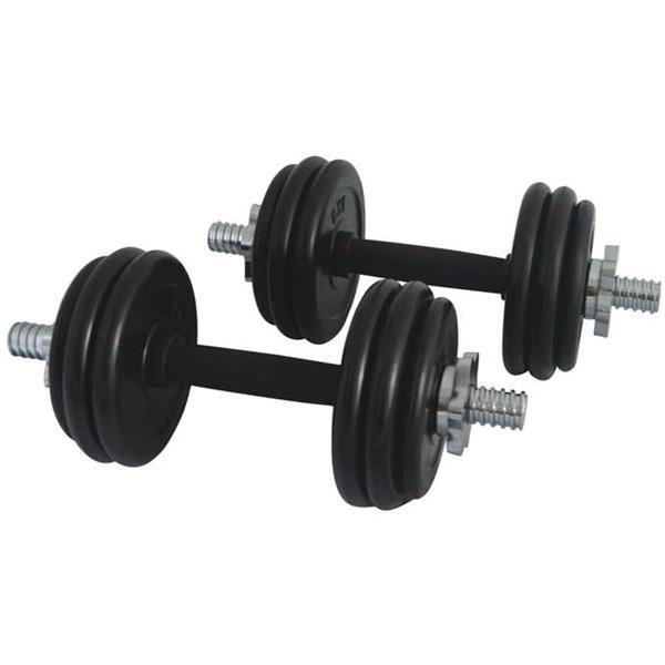 VOIT 1VTASKDSET/20K 20 kg Kaucuk Kaplı Dambıl Set