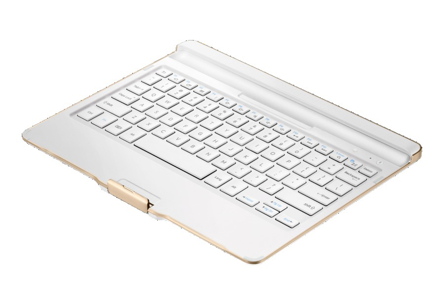 SAMSUNG EJ-CT800MWEGDE Keyboard-Case mit Tastatur Weiß