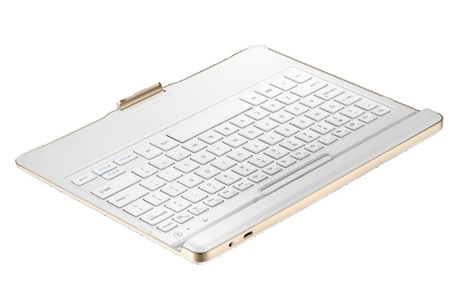 SAMSUNG EJ-CT800MWEGDE Keyboard-Case mit Tastatur Weiß