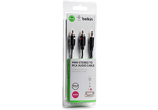 BELKIN F3Y116QE 2 m 3,5 mm Aux Stereo x 2RCA Ses Kablosu