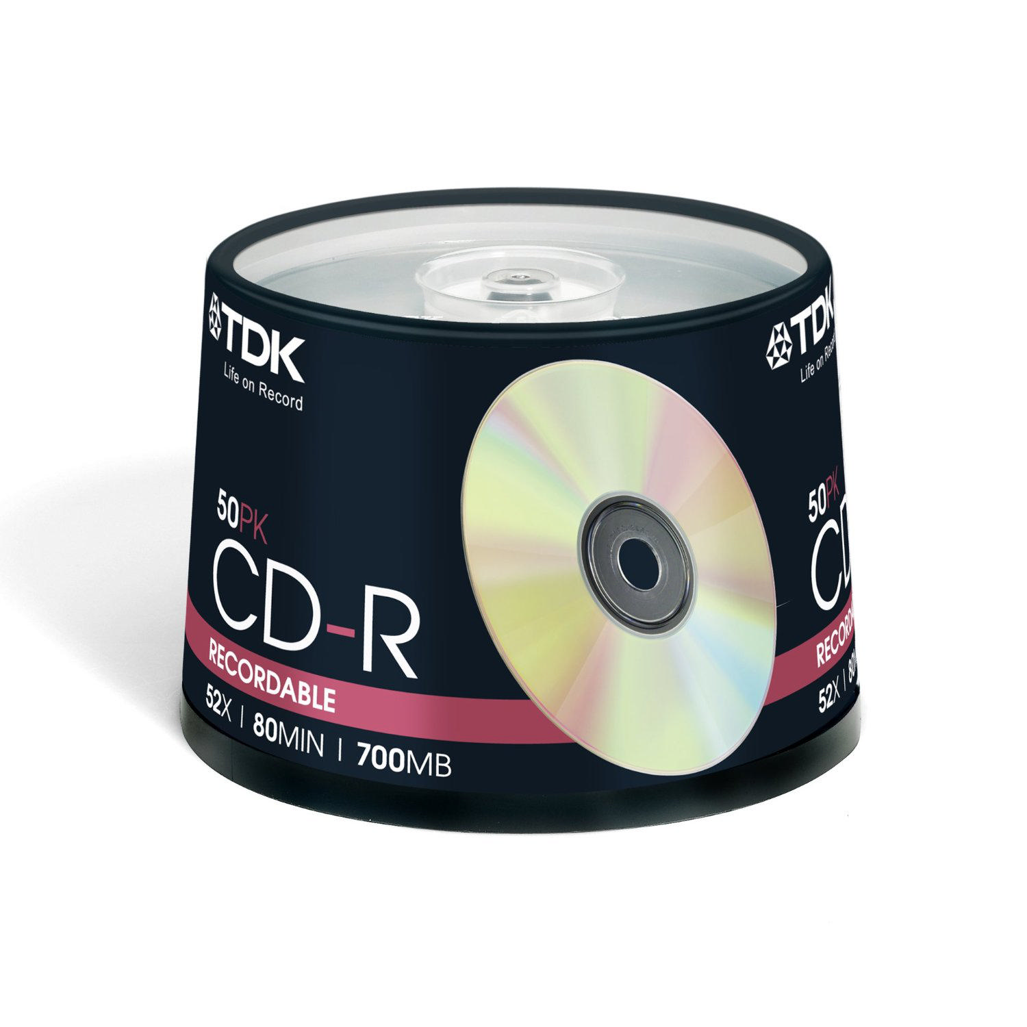 TDK CD-R80CB50 CD-R 52X 80DK 700 MB 50'li Cakebox Fiyat & Özellik