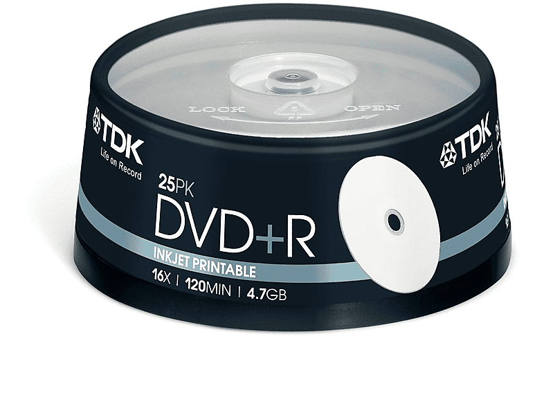 TDK DVD-R47PWCB25 4.7GB 25'li DVD-R Fiyat & Özellik | MediaMarkt