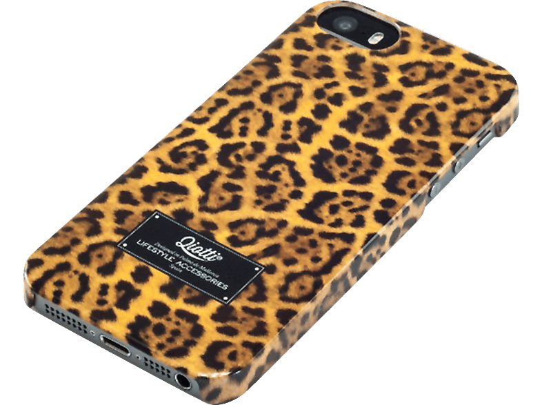 iPhone Q1500001 5s, 5, QIOTTI iPhone Gelb Leo Case, Snap Fashion Bookcover, Apple,