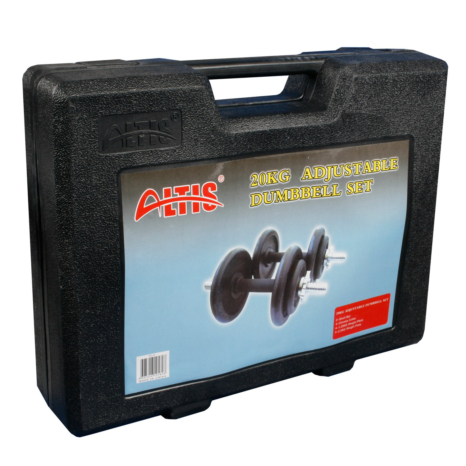 ALTIS DC 20 20 kg Döküm Çantalı Set Siyah