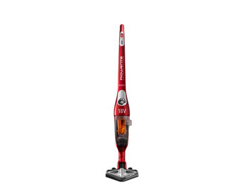 ROWENTA RH8753 Air Force Extreme 18V Şarjlı Parlak Dikey El Süpürgesi Kırmızı
