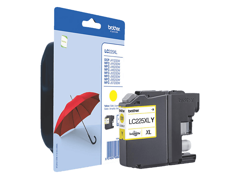 Brother LC-225XL Yellow Ink Cartridge