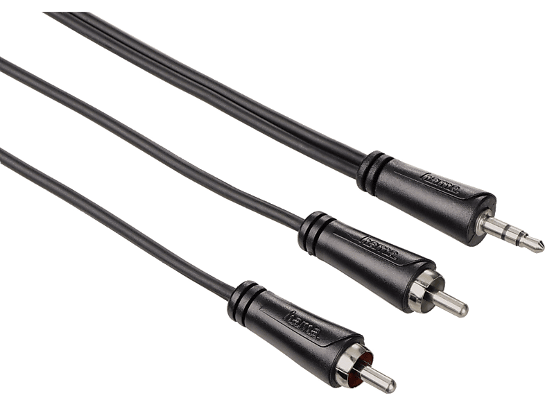 HAMA HM 122295 3,5 mm - 2RCA 1,5 m Siyah Stereo Ses Kablosu_0