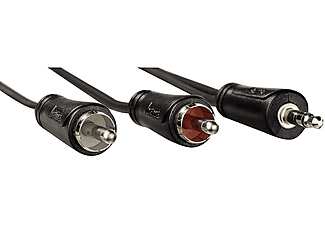 HAMA HM 122295 3,5 mm - 2RCA 1,5 m Siyah Stereo Ses Kablosu_1