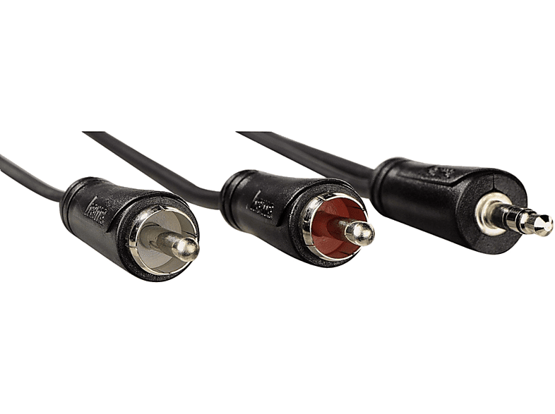 HAMA HM 122295 3,5 mm - 2RCA 1,5 m Siyah Stereo Ses Kablosu_1