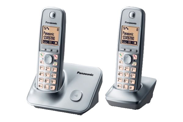 PANASONIC KX-TG1612 HGH Duo dect telefon, szürke