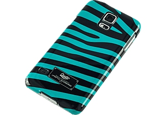 QIOTTI FASHION ZEBRA TU Snap Case für Samsung Galaxy S5 blau, Samsung, Galaxy S5, Blau