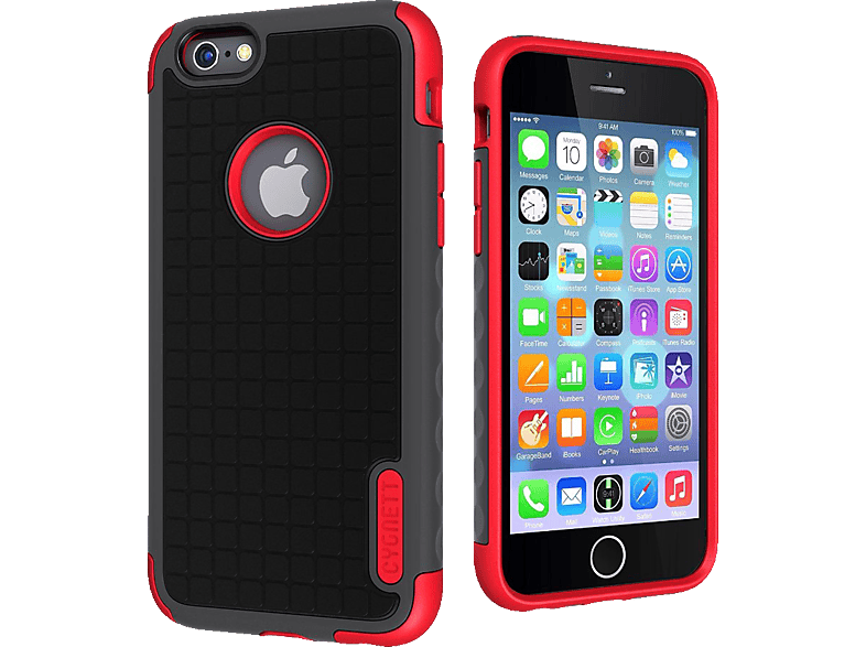 6, Evolution, / Apple, WorkMate CY1667CPWOR Grau iPhone Rot CYGNETT