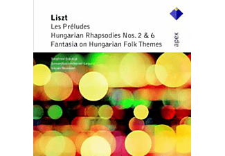 Különböző előadók - Les Preludes Hungarian Rhapsodies Nos. 2-6, Fantasia on Hungarian Folk Themes (CD)