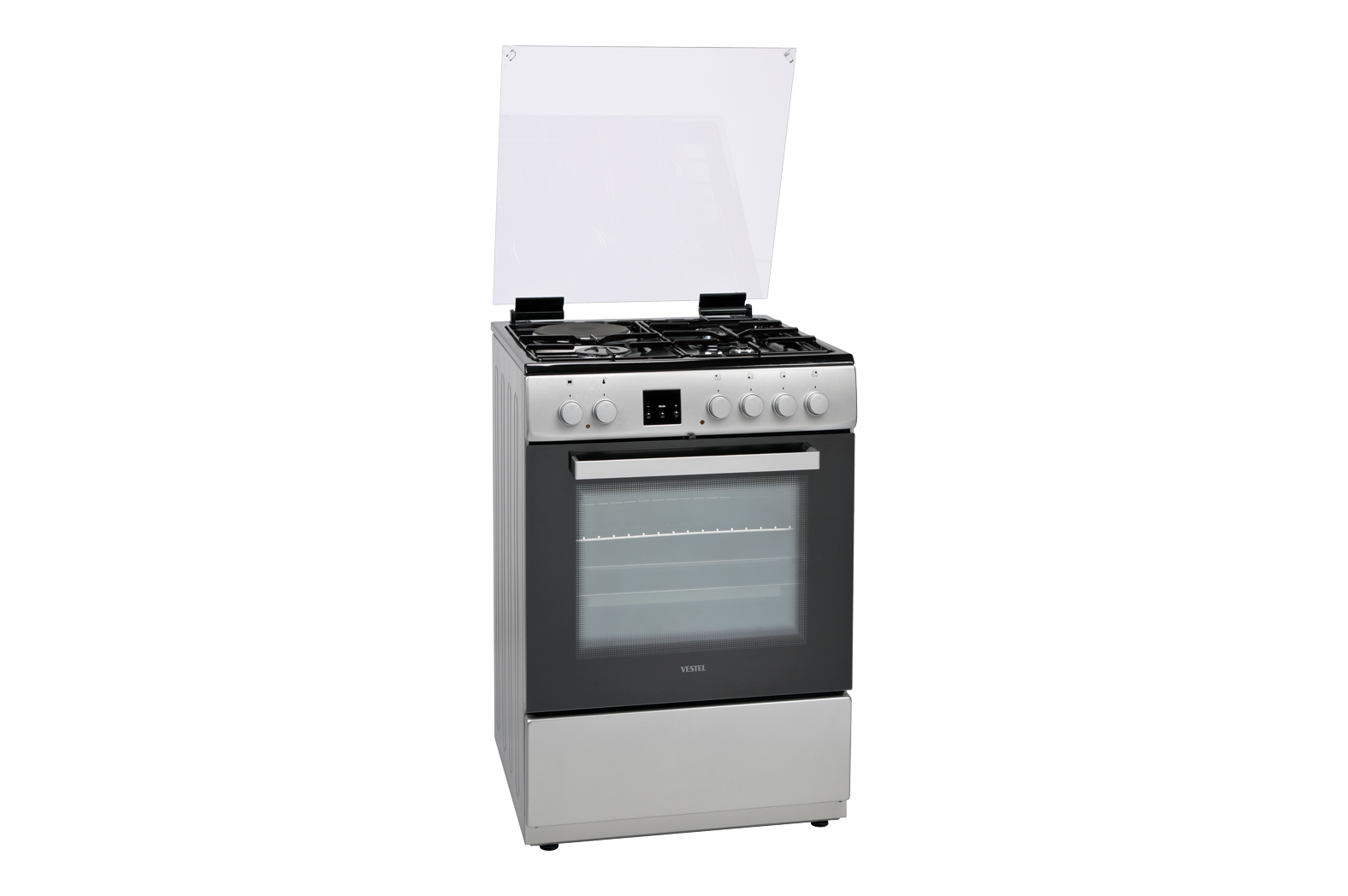 VESTEL Chef 8312G 3 Gözlü Gazlı 1 Gözü Elektrikli Elektroturbo Solo Fırın