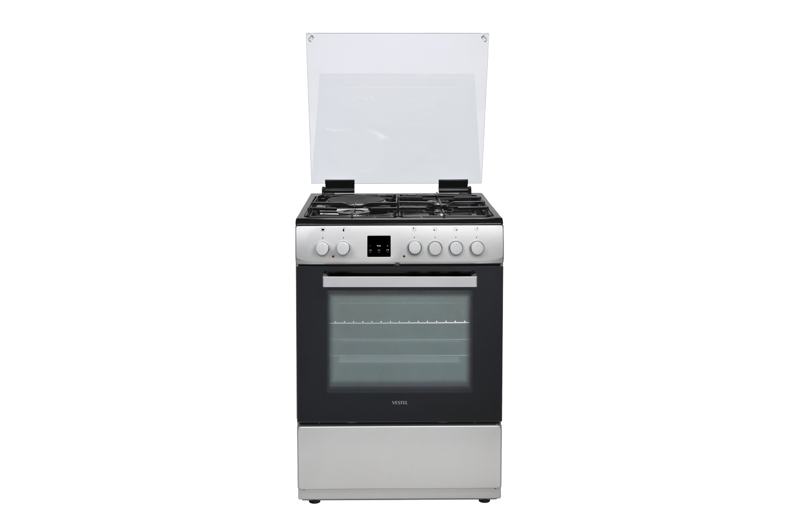 VESTEL Chef 8312G 3 Gözlü Gazlı 1 Gözü Elektrikli Elektroturbo Solo Fırın