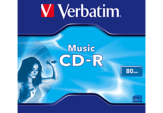VERBATIM CD-R audió lemez, 700 MB 80 perc, normál tok AZO