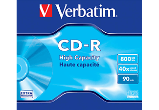 VERBATIM CD-R lemez 800 MB 90 perc 40x, normál tok Extra Protection