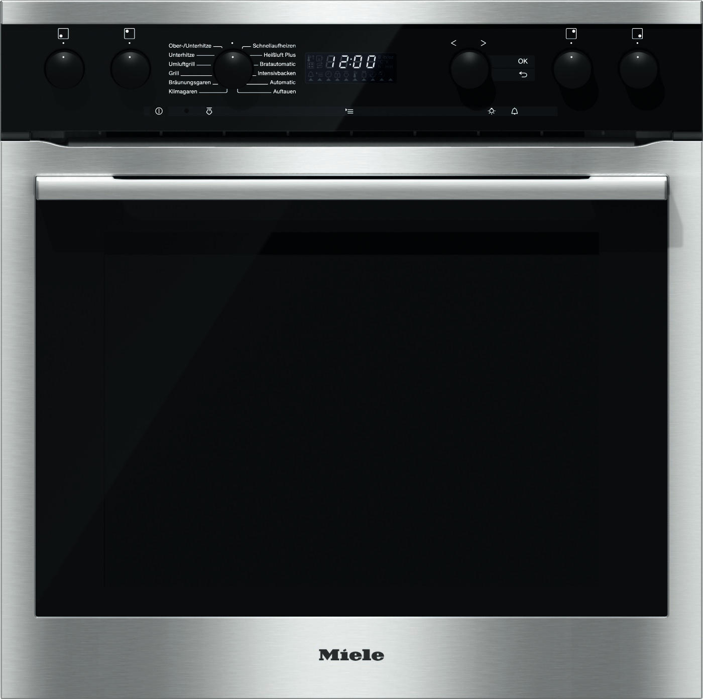 MIELE H 6167 E, Backofen (Einbaugerät, 76 l, 554 mm breit)
