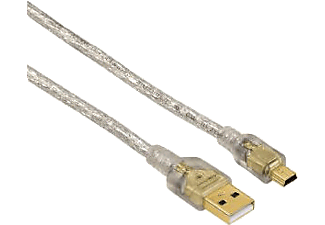 HAMA 39744 0.75 m Mini USB/ USB 2.0 Kablo Şeffaf