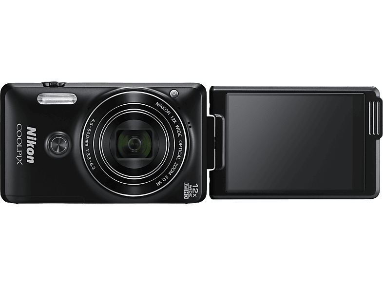 NIKON Coolpix S6900 fekete digitális fényképezőgép | MediaMarkt