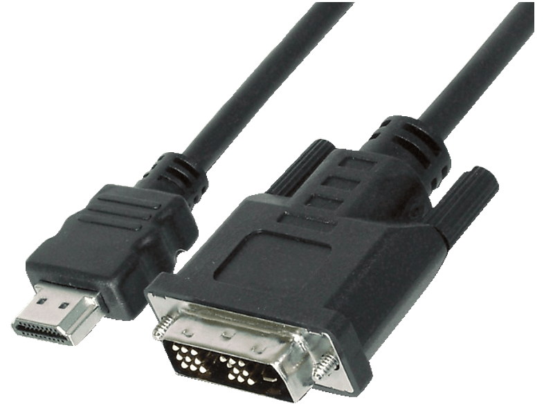 ASSMANN AK-330300-020-S HDMI Adapterkabel, Typ A-DVI,