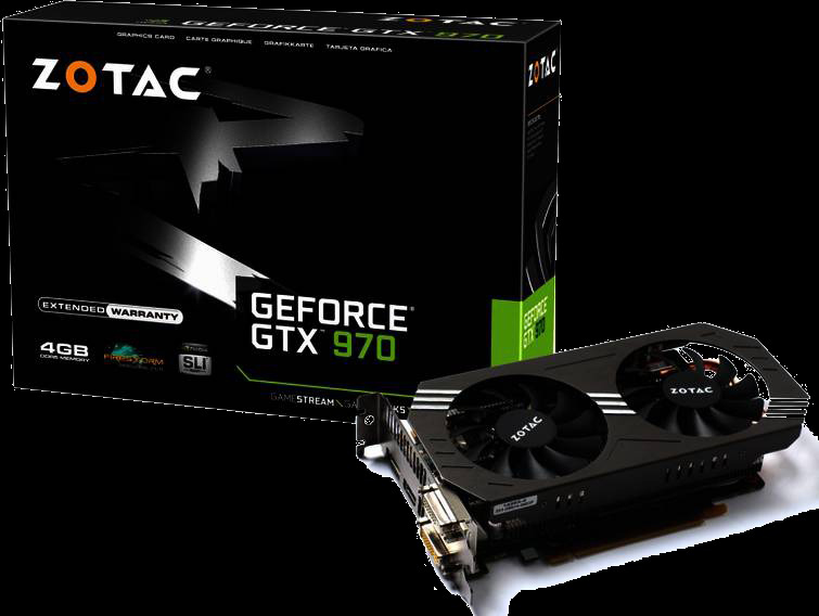 ZOTAC GeForce® GTX 970 4GB GDDR5 (ZT-90101-10P)