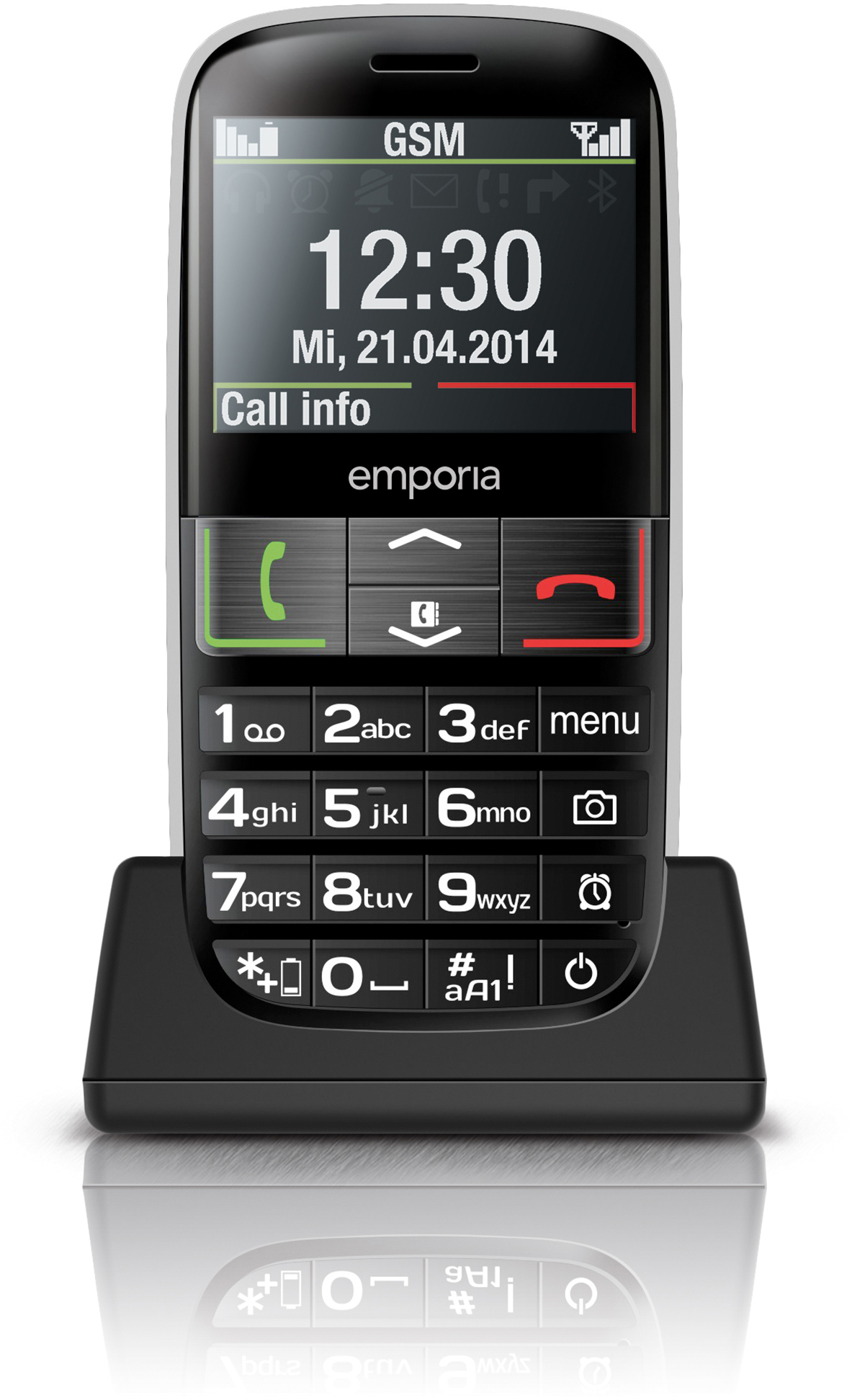 EMPORIA Euphoria V50 Seniorenhandy, Schwarz