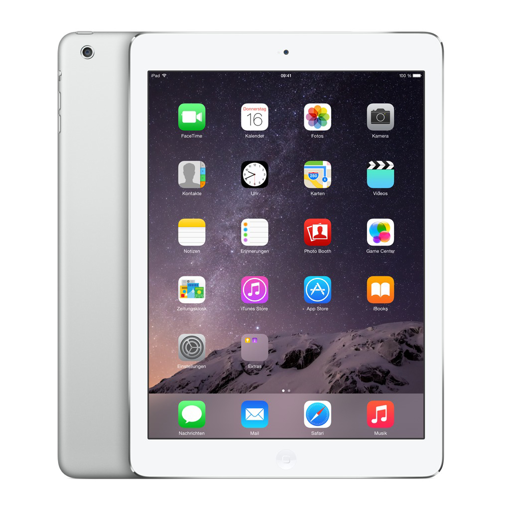 APPLE iPad Air 2 MGKM2FD/A, Tablet, 64 GB, 9,7 Zoll, Weiß/Silber