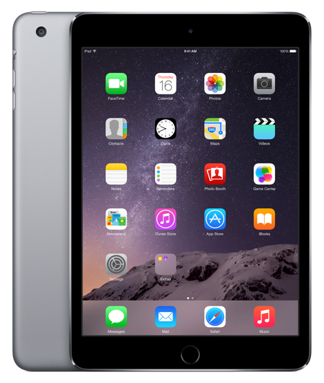 APPLE MGGQ2TU/A iPad mini 3 Wi-Fi 64GB Tablet PC Uzay Grisi