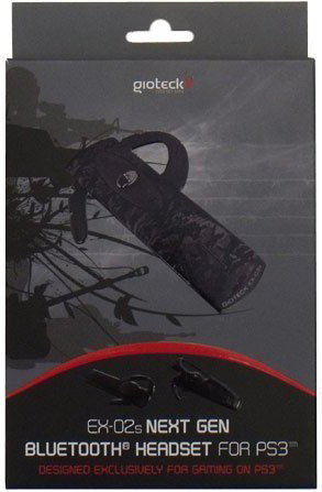 GIOTECK EX2PS3-M2 PS3 EX-02s Bluetooth Wireless Headset