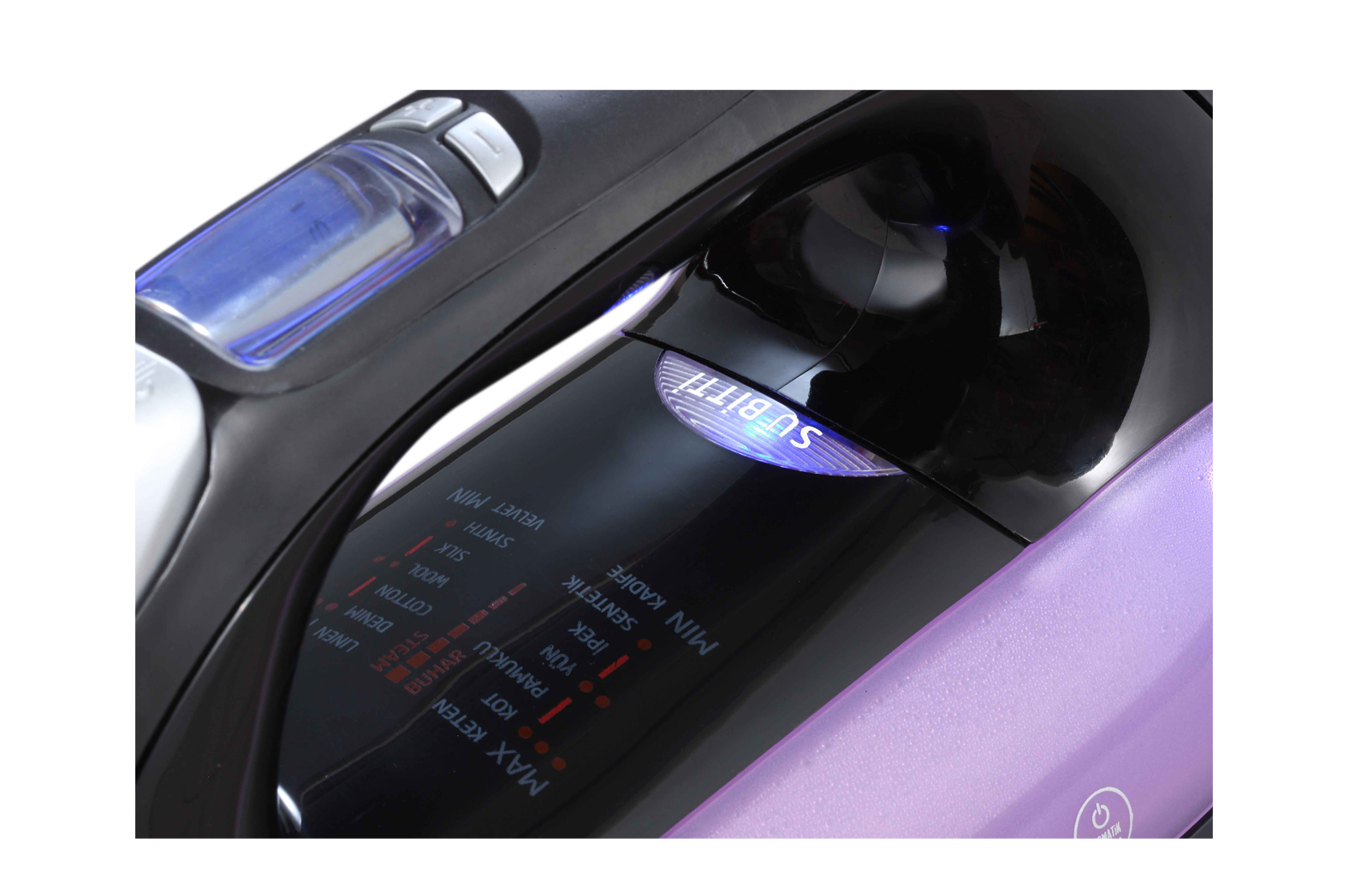 VESTEL V-PRESS Serisi 4001 Nano Seramik Tabanlı 2400 W Dijital Mor Buharlı Ütü 