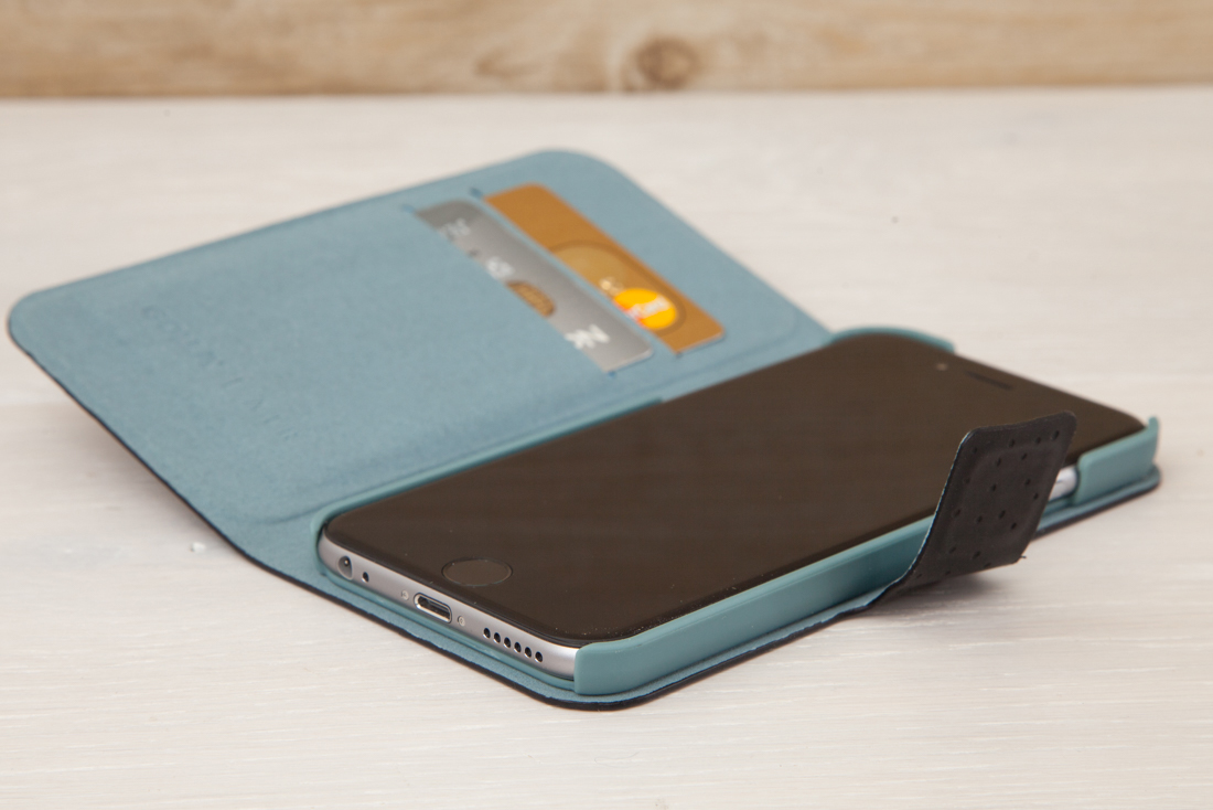 GOLLA G1727 Air, Bookcover, Apple, iPhone 6, Ashblau