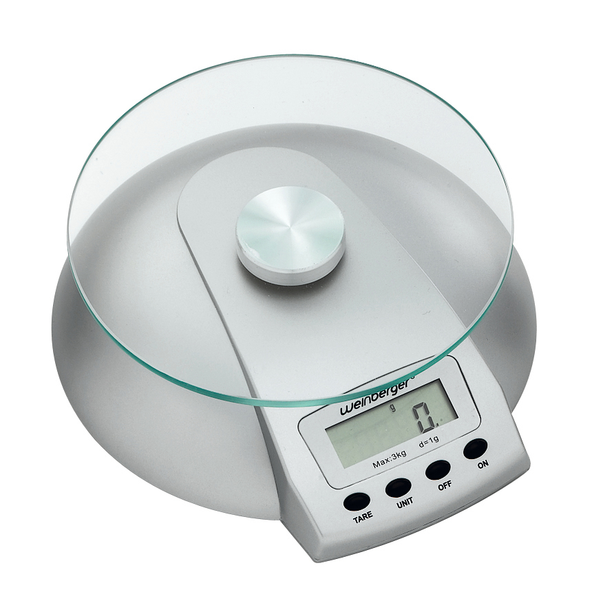 WEINBERGER 81102 Küchenwaage, Max. Tragkraft: 3 kg, Standwaage