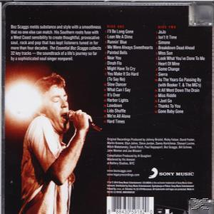 Album-Rückseite. Mann singt in ein Mikrofon. Text der Songs und Albumdetails. Sony Music Logo.