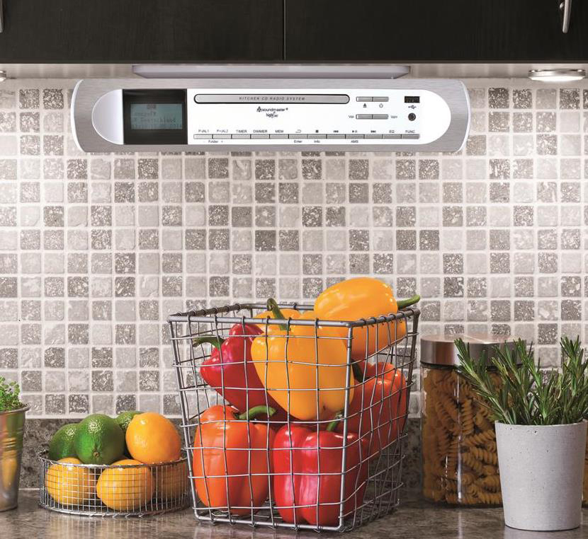 SOUNDMASTER UR2170 DAB+ Radio, PLL Tuner, DAB, Silber/Weiß