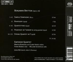 Emperor String Quartet - Streichquartette vol.3  - (SACD Hybrid)