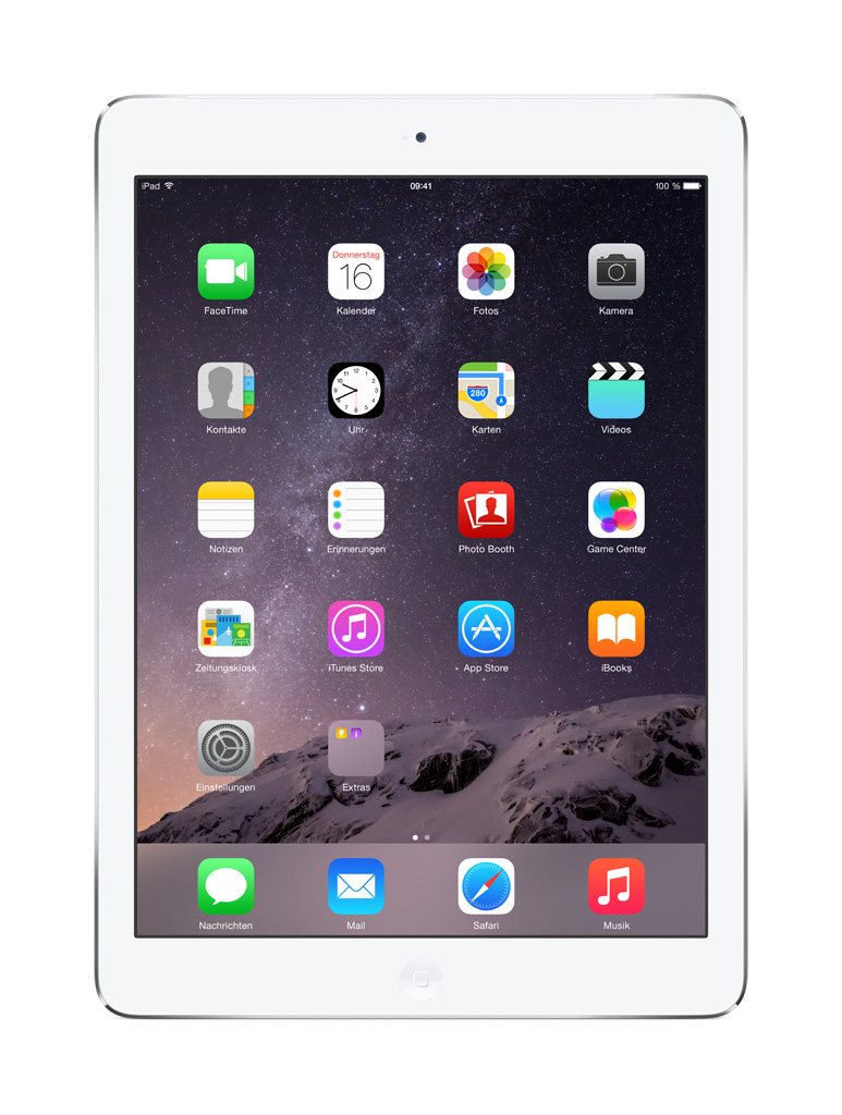 APPLE iPad Air MD795FD/B Wi-Fi + LTE, Tablet, 32 GB, 9,7 Zoll, Weiß/Silber